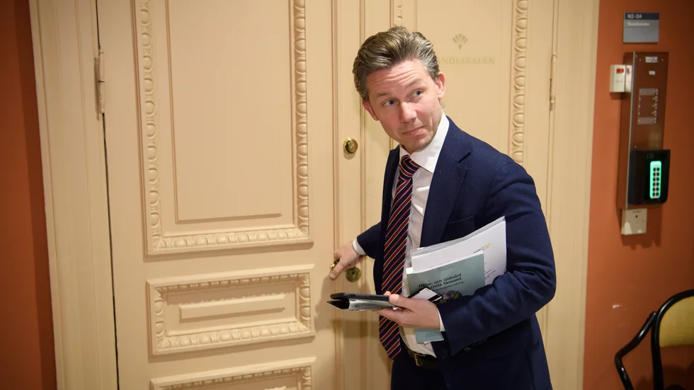 Försvarsutskottets ordförande Pål Jonson (M). Arkivbild