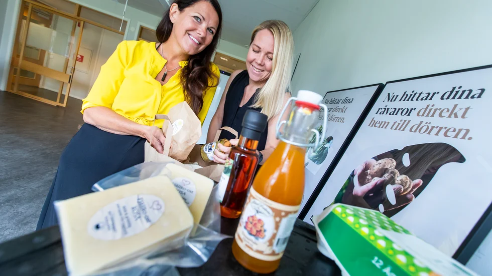 "Vårt mål är att bli en marknadsplats för närproducerad mat. Det vore fantastiskt om vi samtidigt kunde hjälpa till att öka självförsörjandegraden i Norrbotten. I dag produceras runt 20 procent av vår mat i länet", säger Linda Viljeros och Malin Winsa.