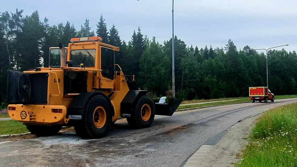 Utsläppet skedde på Lerbäcken i Luleå