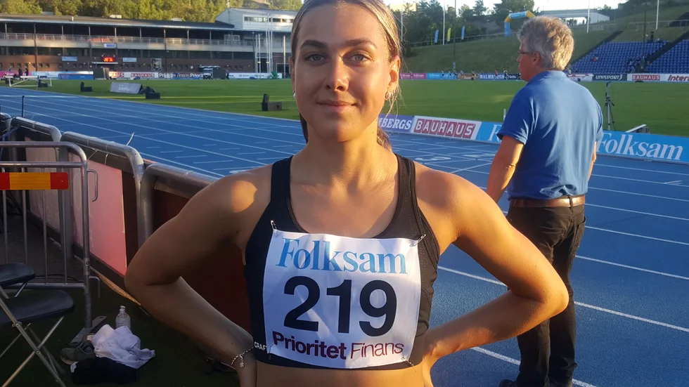 Klara Ygeby var nära att klara EM-kvalgränsen på 1500 meter.