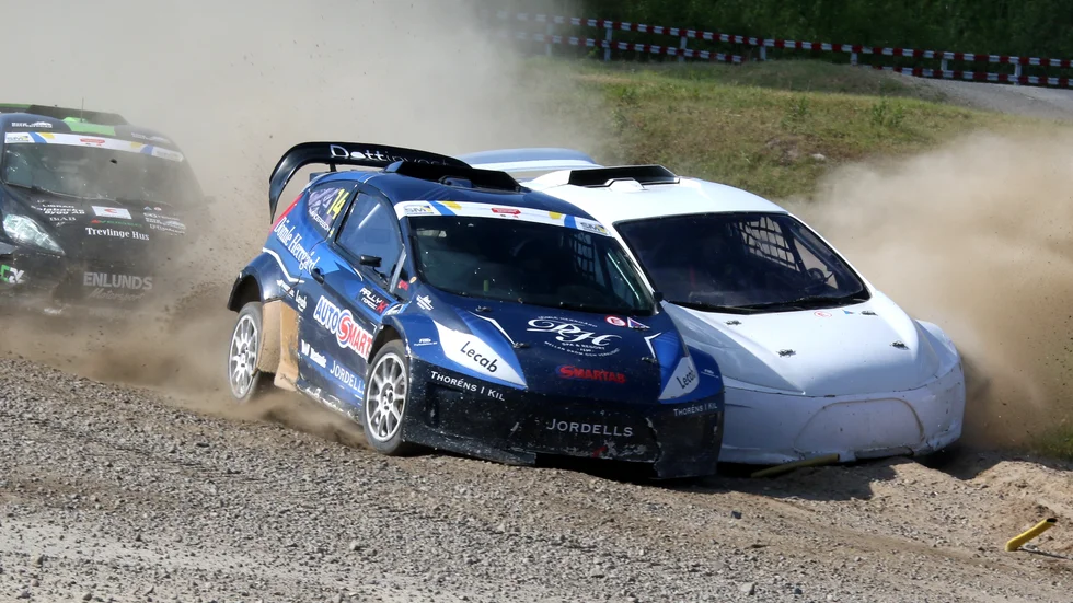 Rallycross-SM avgjordes i helgen i Västerås.