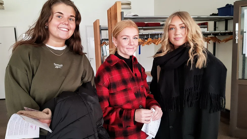 Elsa Dahlbäck, Agnes Johansson och Mica Juuso tycker att det är viktigt att göra sina röster hörda genom att rösta i kyrkovalet.