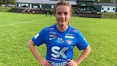 Sunnanås målskytt Madeleine Berthoud.