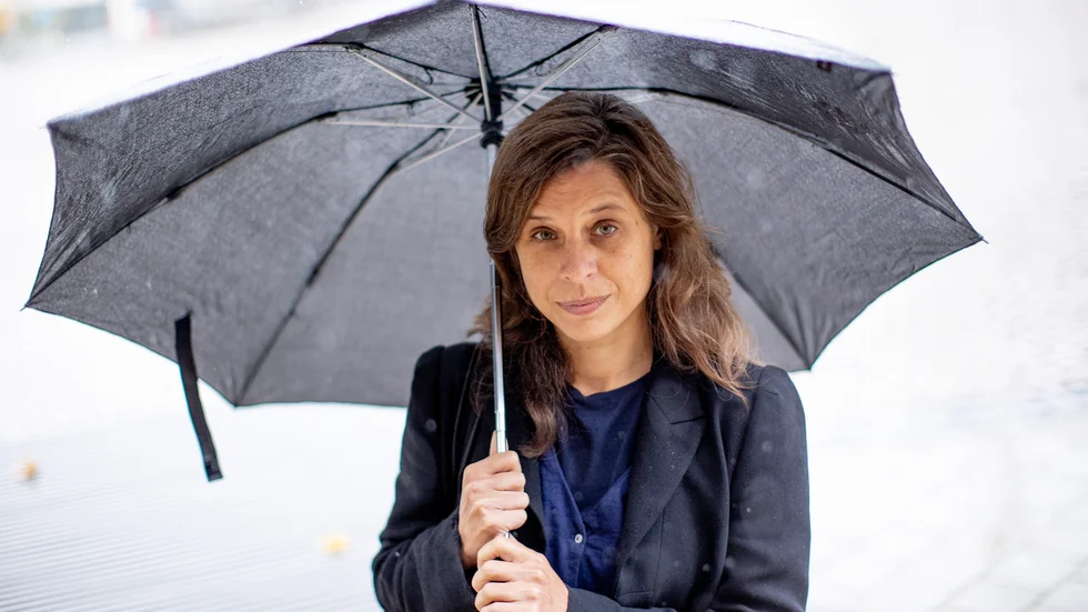 Catherine Belton fotograferad i Borås när hon besökte Sverige i samband med publiceringen av "Putins krets".