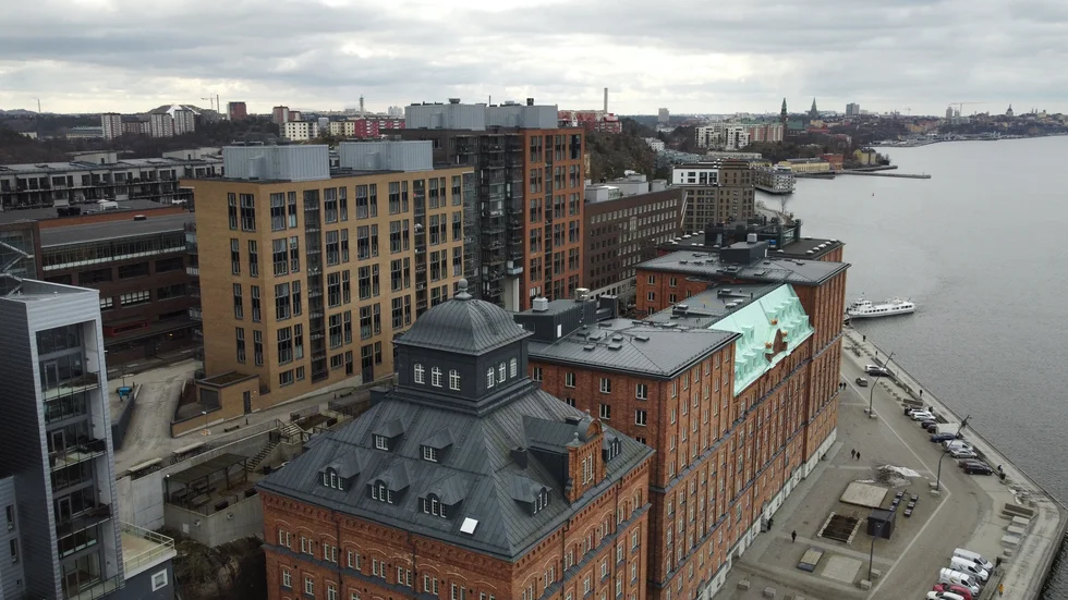 Nya bostadsrätter på Kvarnholmen i östra Stockholmsområdet. Arkivbild.