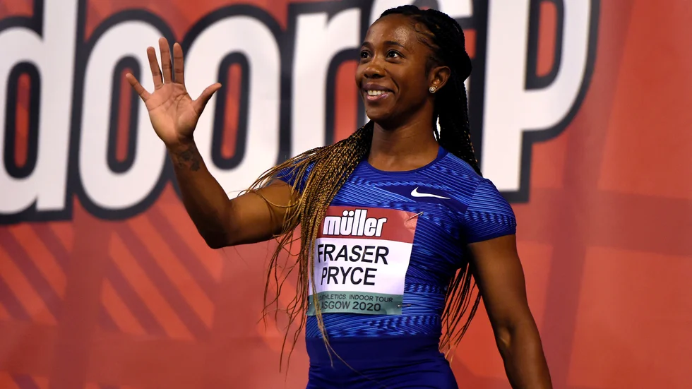Shelly-Ann Fraser-Pryce är näst snabbast i historien. Arkivbild.