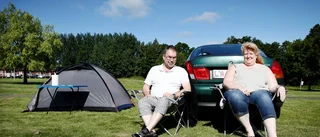 Fortsatt populärt att campa