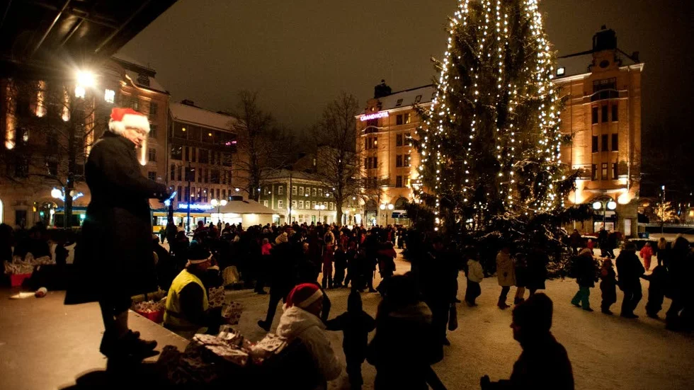 Jubileumsdags. På tisdag dansas julen ut på Tyska torget och det blir för 30:e gången, som man gör det.