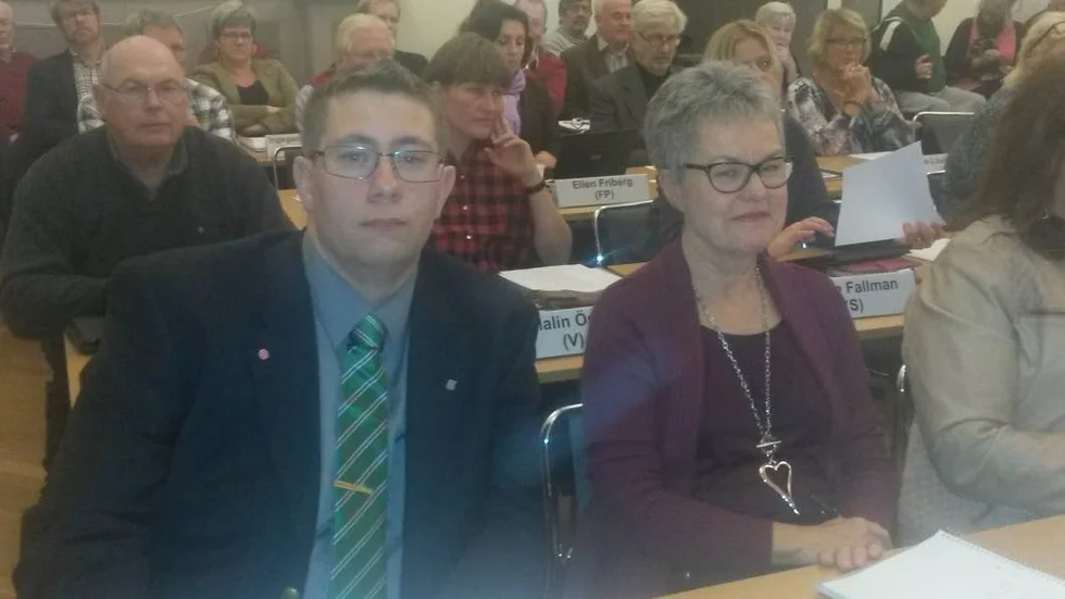 Historiskt styre. Mattias Ravander (S) och Yvonne Persson (M) är vu valda och klara att ta över styret i Söderköping.