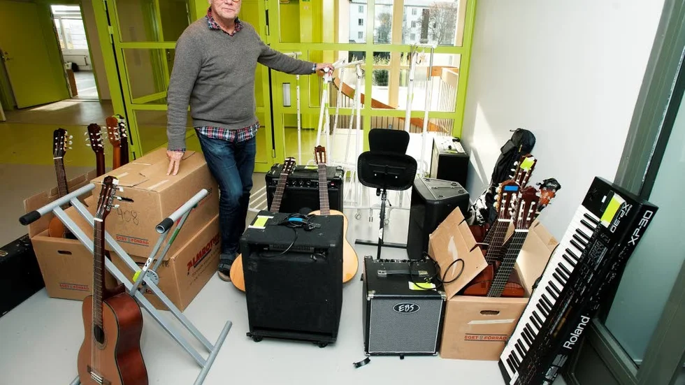 Nyrenoverat. Kulturskolans chef Hans Eriksson tycker att det känns riktigt bra.
