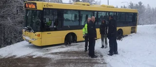 Flera olyckor i halkan
