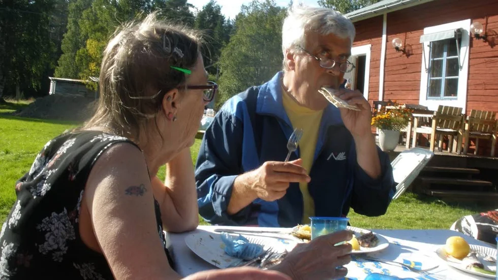 Gun Dahlberg och Kjell Lind.