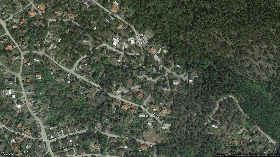 Området kring Lustigkullevägen 14B