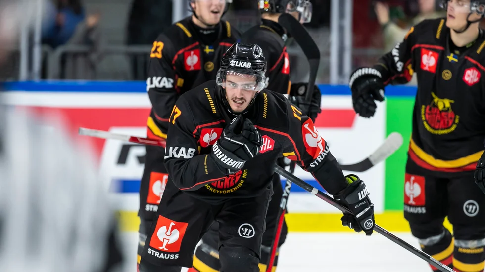 Isac Brännström, poängkungen i CHL, blev poänglös i segermatchen mot Ålborg under tisdagskvällen. (Arkivbild)