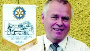 Hans Nordgren är ny president i Finspångs Bergslags Rotaryklubb.