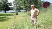 Karl Söderholm vid sin campingplats Åmlången som är Östergötlands minsta med plats för endast tio husvagnar.
FOTO: GUNNAR JOHANSSON