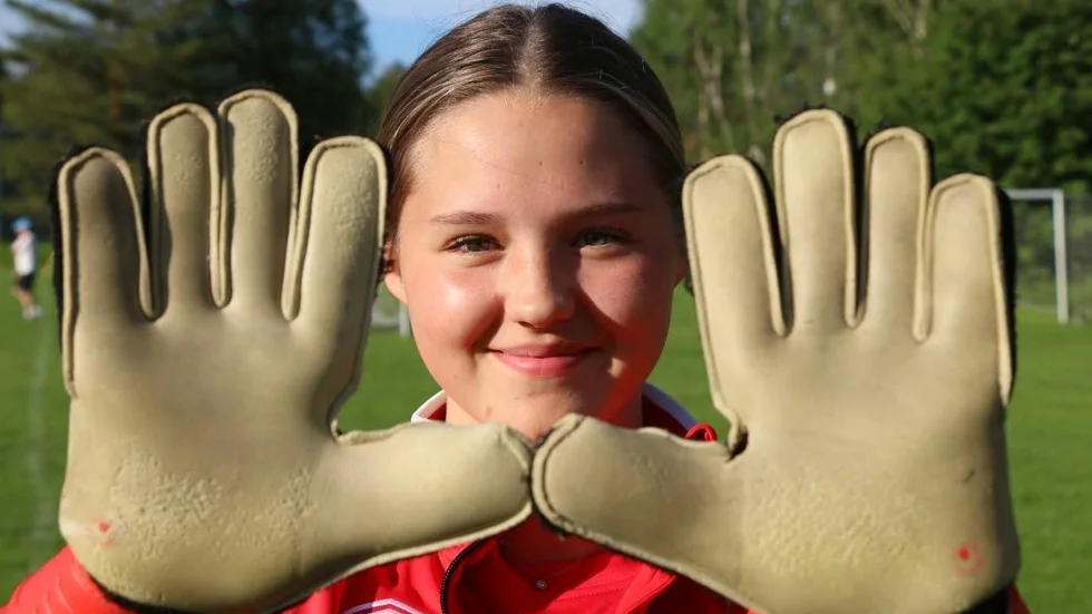 Maja Öhlund, stod i Norrskens mål. (Arkivbild)