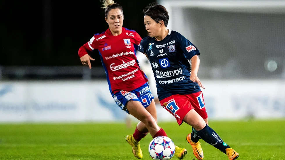 Momiki i matchen mot Vittsjö.