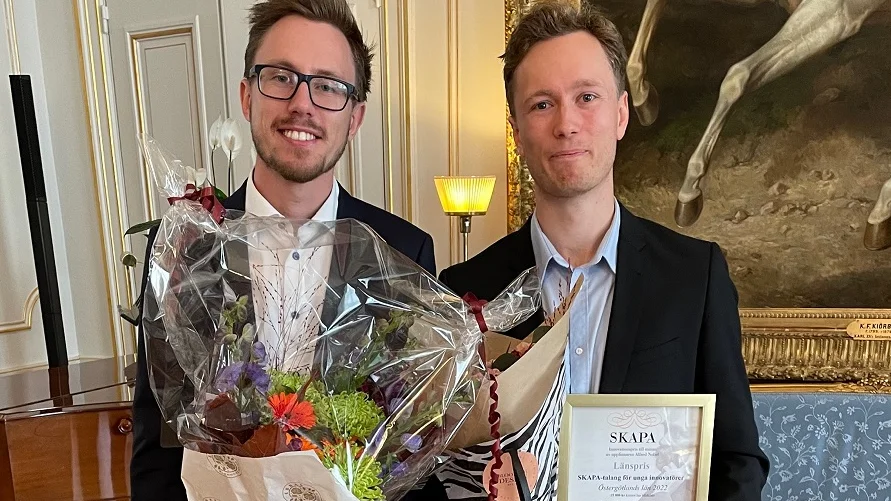 Vinnarna av Skapa Talang, Jonathan Stenberg och Erik Zetterqvist på Devair.