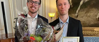 Skapapriset till två unga innovatörer – uppmärksammades på slottet
