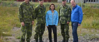 Försvarsministern besökte Arvidsjaur