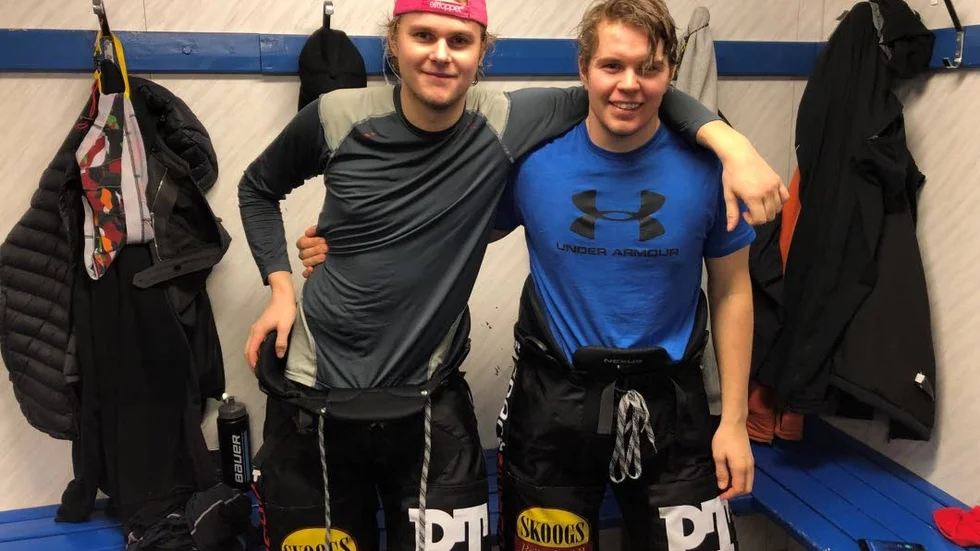 Kusinerna Simon Nilsson och Viktor Nilsson låg bakom Piteå Hockeys seger mot Vännäs.