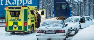 Flera trafikolyckor i den yrande snöröken