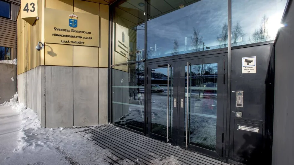 Huvudförhandlingen hölls bakom stängda dörrar vid Luleå tingsrätt. (Arkivbild)