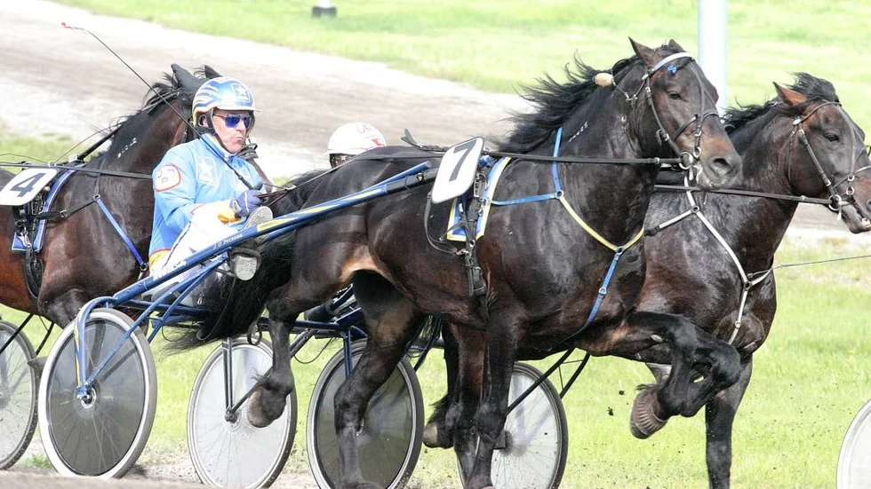 Jan Olov Persson kör Bellfaks.