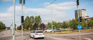 Åskan slog ut trafiksignalen