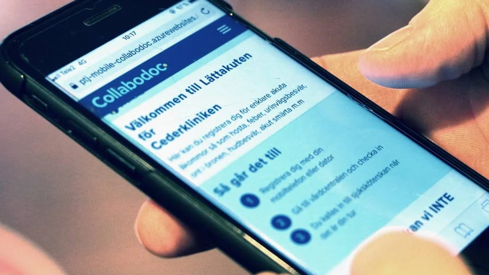 Via sin mobil, dator eller surfplatta  kan patienterna fylla i sina besvär redan innan besöket på lättakuten.
