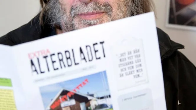 I tidningen "Alterbladet" får byborna information kring mötet med kommunen nästa vecka. "Vi har mycket kraft" säger Anders Nordin.