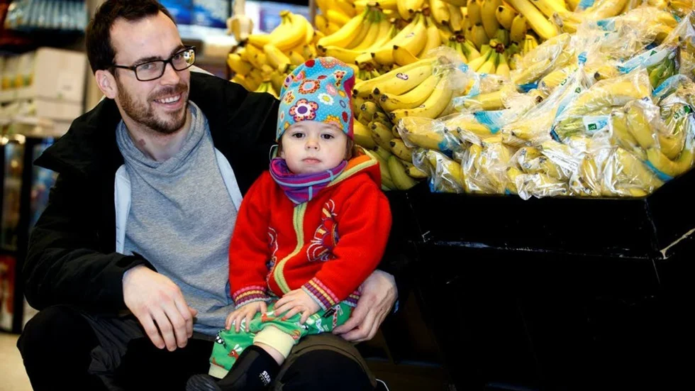 Sedan David Nyström blev pappa till Lovis Nyström Rogmalm har hans medvetenhet kring mat ökat. När det kommer till bananer köper han enbart hem ekologiska. Gärna rättvisemärkta också.