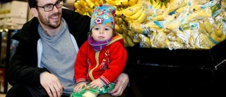 Rusning efter giftfria bananer i matbutikerna