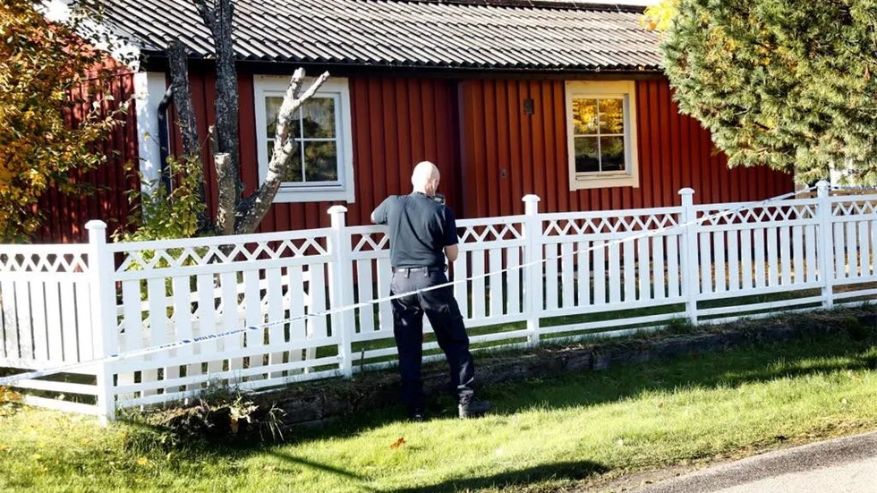 Teknikern Jan-Erik Nilsson fotograferade villan där överfallet ägt rum.