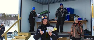 Soligt napp i Jäckvik