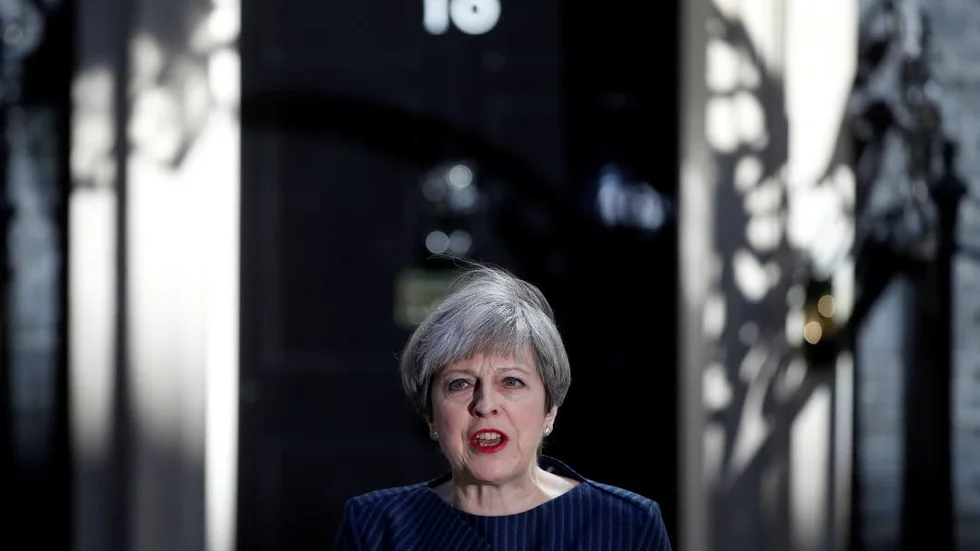 Storseger? Alla väntar att det blir en brakseger för Theresa May i parlamentsvalet i Storbritannien 8 juni.