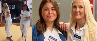 Mälarsjukhusets dansande barnmorskor hyllas på Instagram –fått över 800 000 visningar: "Ville förmedla positiv energi "