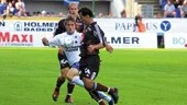 Djurgårdens veteran, 36-årige Stefan Rehn och hans arvtagare KIm Källström dominerade på Parken. I en halvlek. Hemmalaget är i stort behob av poäng efter 01 - och en ny anfallare.
FOTO: LEIF HALLBERG