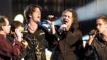 Jakob Stadell som tävlade med Voice Boys är en av de artister i Melodifestivalens delfinal i Norrköping som satte stopp för att de dåliga ljudinspelningarna från genrepet skulle sändas i radio.
FOTO: JANNE FORSBY