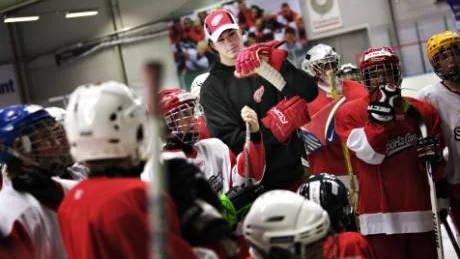 Jonathan Ericsson gästade Sportscamp i går.