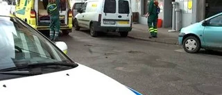 Rån vid polishuset