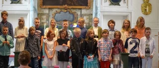 Examen med sång och musik