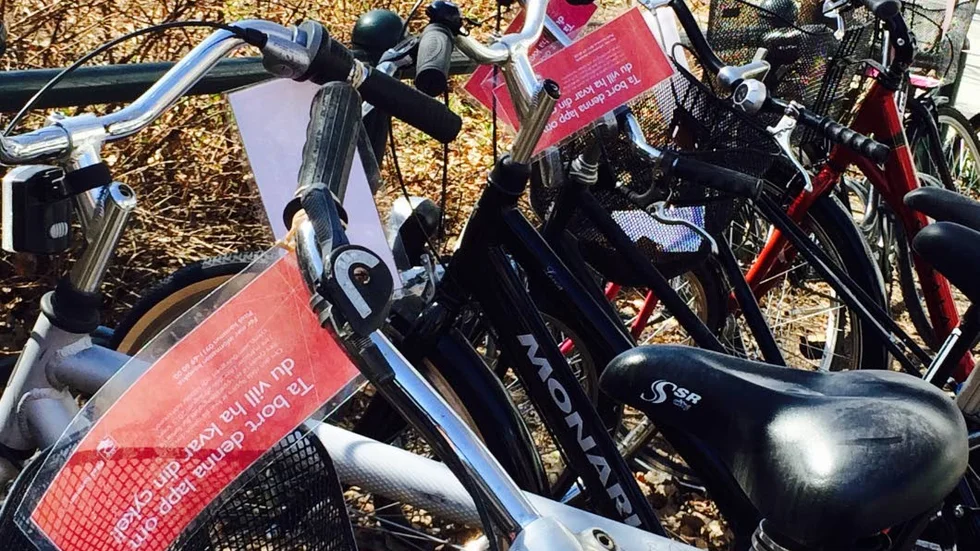 Det blev i slutändan bara nio övergivna cyklar som städades bort. (Arkivbild)