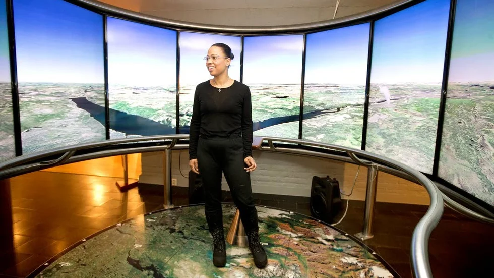 Alice Bah Kunke, kultur- och demokratiminister, besökte Ájtte fjäll- och samemuseum.