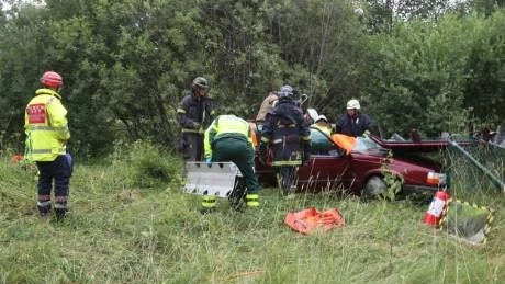 Bilolycka Västra Husby  Foto Björn Persson/Wighsnews