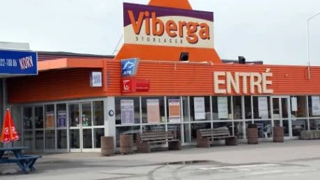 NÖK satsar cirka 20 miljoner kronor på att bygga om på Viberga storlager. Bland annat ska entrén göras om. Foto: Magnus Johansson