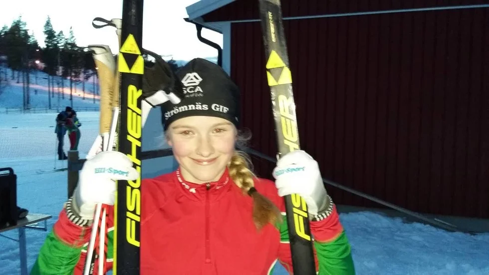 SILVER. Lisa Eriksson, Strömnäs, tog silver i ungdoms-SM. (arkivbild)