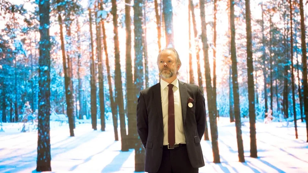 Prisas. Stefan Lindbäck, vd för Lindbäcks bygg, tilldelas Stora Byggpriset 2017, för satsningen på den nya husfabriken på Haraholmen. (Arkivbild)