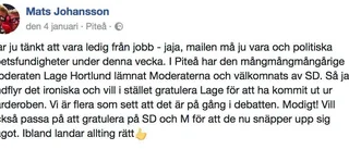 Ifrågasatt förtroende efter nazistjämförelse